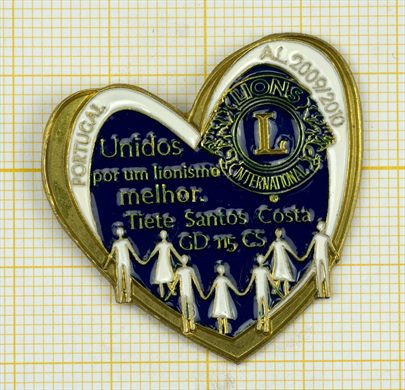 Portugal-DM 115 Tiete Santos Costa Unidos por um Lionismoo Melhor 2009-2010