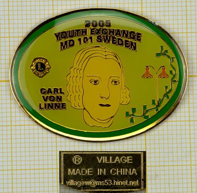 Suecia - Campo da Juventude e Intercambio - MD101 - 2005 - Carl von Linne