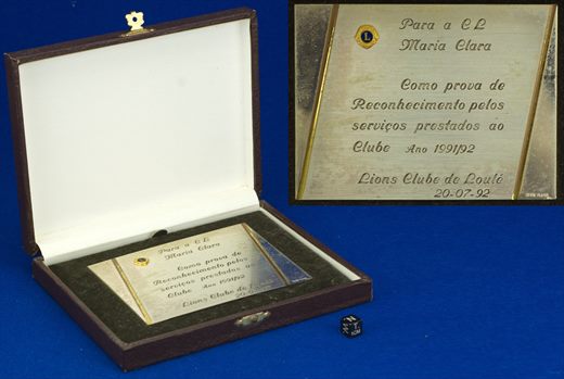Maria Clara - Reconhecimento Lions Clube de Loule 1992-07-20