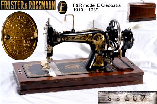 Frister-Rossmann Modelo E Cleopatra - 1919-1939