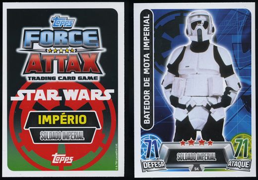 Star Wars Topps Force Attax 54