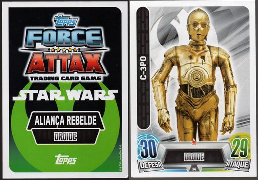 Star Wars Topps Force Attax 34