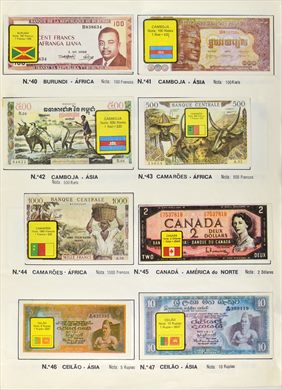 Notas de Banco de Todo o Mundo 08