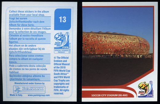 South Africa 2010 (Panini) 013
