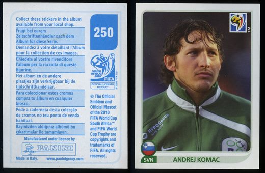 South Africa 2010 (Panini) 250