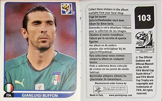 South Africa 2010 FIFA World Cup (Panini) 103