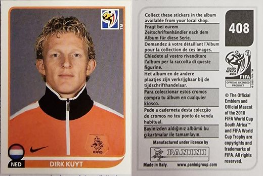 South Africa 2010 FIFA World Cup (Panini) 408