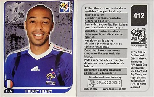 South Africa 2010 FIFA World Cup (Panini) 412