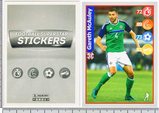 Football Superstar Stickers - Gareth McAuley