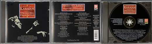 Herbert von Karajan - Orchestral Favourites 1 - 0724357001823