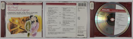 Ida Presti and Alexandre Lagoya - Romantic Music for Two Guitars - 028942297920