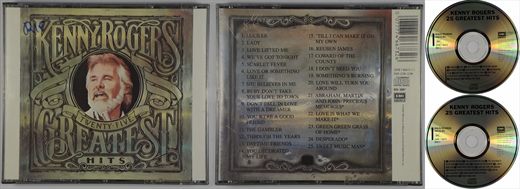 Kenny Rogers - Twenty Five Greatest Hits - 0077774667326