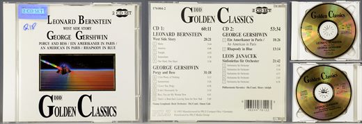 Leonard Bernstein - George Gershwin - Golden Classics - 036244761223