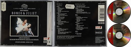 Sergei Prokofiev - Live From The Bolshoi - Romeo Juliet - 5010946403426