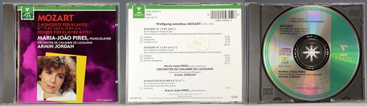 Wolfgang Amadeus Mozart - Maria Joao Pires - 022924565526