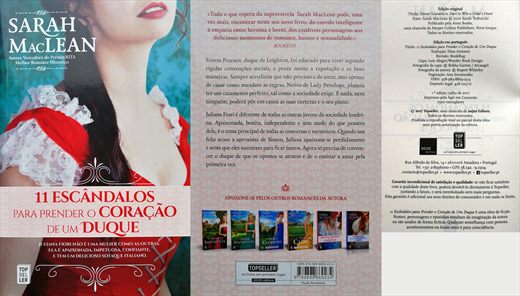 11 Escandalos para Prender o Coracao de um Duque - Sarah MacLean - ISBN 978-989-8869-23-4