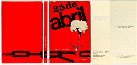 25 de abril 1974, Documento - Ernesto Melo Antunes - Lisgrafica 1974