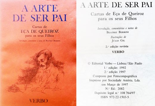 A Arte de ser Pai - Eca de Quiroz - ISBN 972-22-1503-5