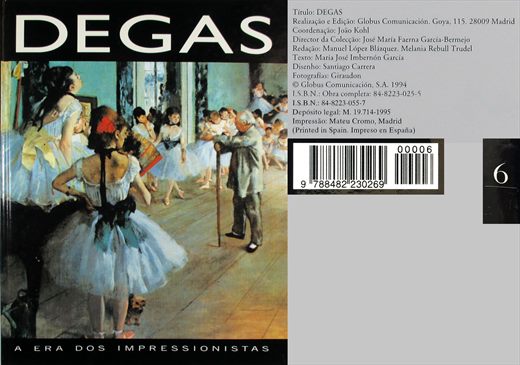 Degas - ISBN 84-8223-055-7