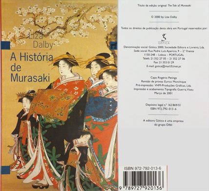 A Historia de Murasaki - Liza Dalby - ISBN 972-792-013-6