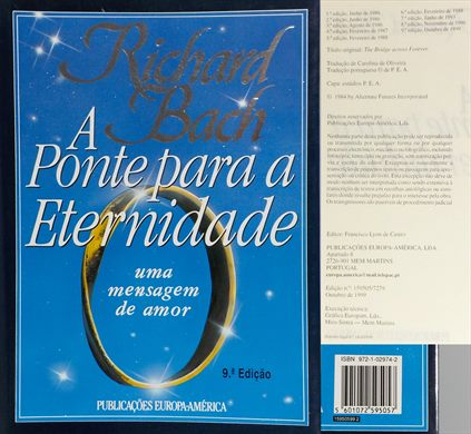 A Ponte para a Eternidade - Richard Bach - ISBN 972-1-02974-2