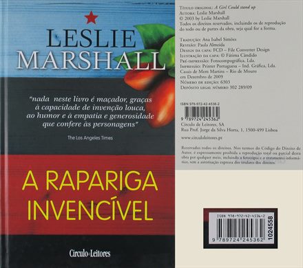 A Rapariga Invencivel - Leslie Marshall - ISBN 978-972-42-4536-2
