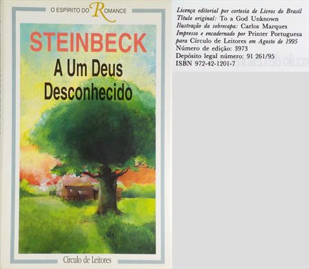 A Um Deus Desconhecido - Steinbeck - ISBN 972-42-1201-7