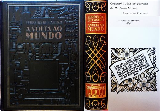 A Volta ao Mundo - Ferreira de Castro - Empresa Nacional de Publicidade 1944