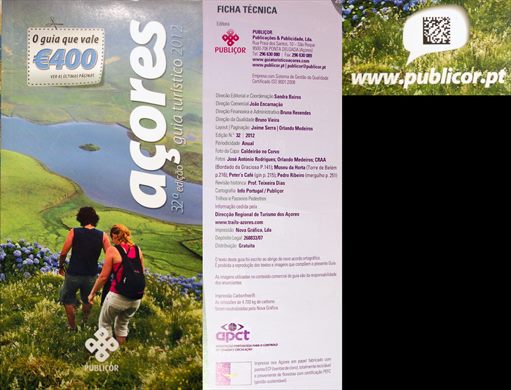 Acores, 32a edicao guia turistico - Publicor 2012