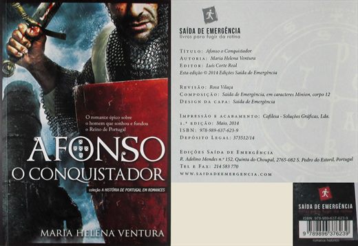 Afonso O Conquistador - Maria Helena Ventura - ISBN 978-989-637-623-9