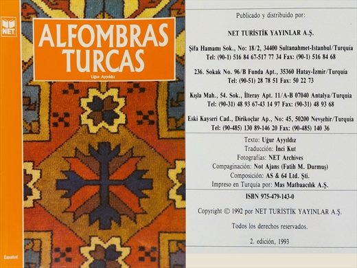Alfombras Turcas - Ugur Ayyildiz - ISBN 975-479-143-0