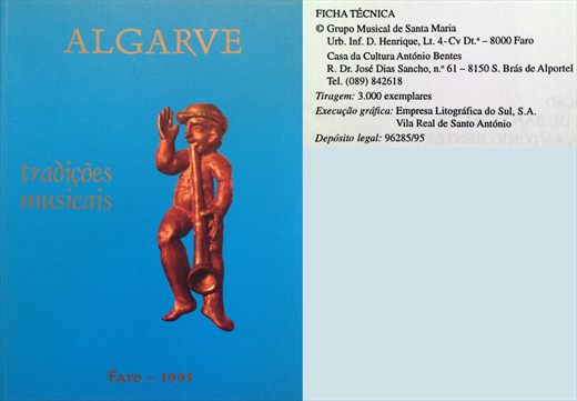 Algarve, Tradicoes Musicais - Grupo Musical de Santa Maria - Casa da Cultura Ant nio Bentes 1995