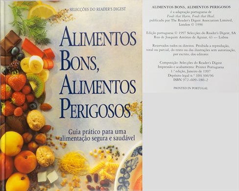 Alimentos Bons, Alimentos Perigosos - Seleccoes do Reader's Digest - ISBN 972-609-180-2