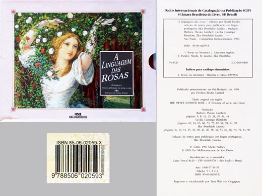 A linguagem das Rosas - Sheila Pickles - ISBN 85-06-02059-X