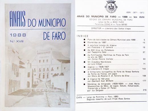 Anais do Municipio de Faro 1988 - ISSN 0871-0872