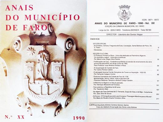 Anais do Municipio de Faro 1990 - ISSN 0871-0872