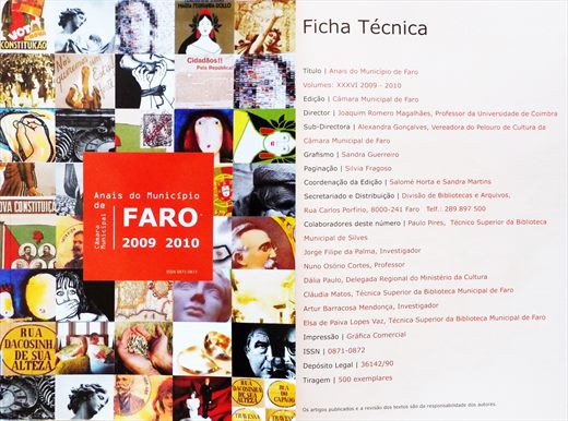 Anais do Municipio de Faro 2009-2010 - ISSN 0871-0872