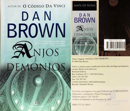 Anjos e Demonios - Dan Brown - ISBN 972-25-1409-1