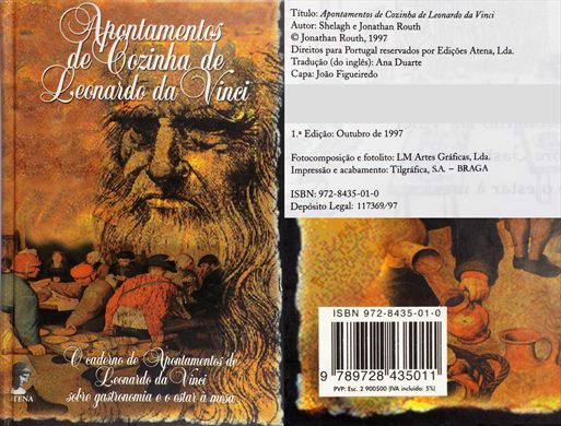 Apontamentos de Cozinha de Leonardo da Vinci - ISBN 972-8435-01-0