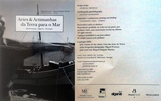 Artes e Artimanhas da Terra para o Mar - Miguel Proenca e Raquel Delgado Martins - ISBN 972-95891-2-7