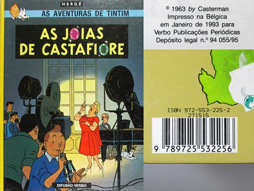 As Aventuras de Tintim, As Joias de Castafiore - Herge - ISBN 972-553-225-2