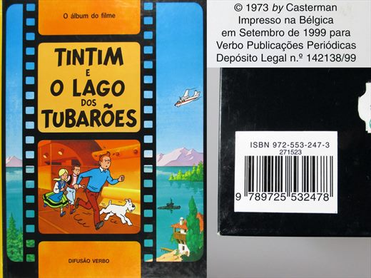 As Aventuras de Tintim, Tintim e o Lago dos Tubaroes - Herge - ISBN 972-553-247-3