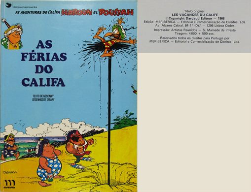 As Aventuras do Califa Haroun El Poussah, As Ferias do Califa - Dargaud Editeur