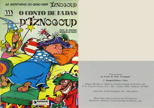 As Aventuras do Grao Vizir Iznogoud, O Conto de Fadas DIznogoud - Dargaud Editeur