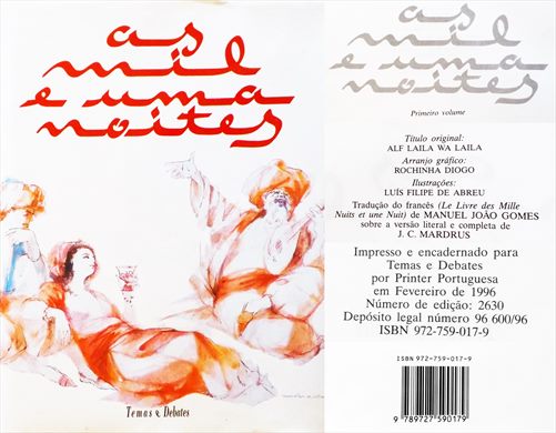 As Mil e Uma Noites, Volume 1 - ISBN 972-759-017-9