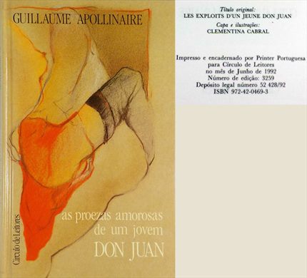 As proezas amorosas de um jovem Don Juan - Guillerme Apollinaire - ISBN 972-42-0469-3