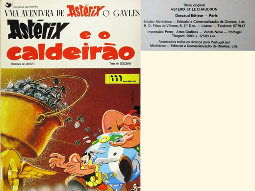 Asterix, Asterix e o caldeirao - Albert Uderzo