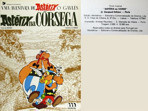 Asterix, Asterix na Corsega - Albert Uderzo