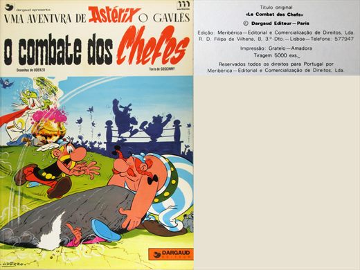 Asterix, O combate dos Chefes - Albert Uderzo