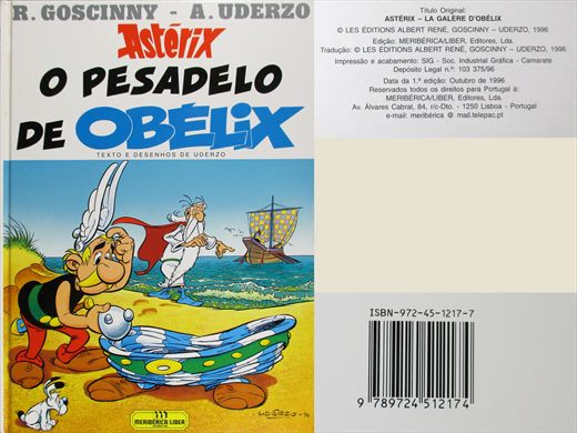 Asterix, O Pesadelo de Oblelix - Albert Uderzo - ISBN 972-45-1217-7